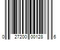 Barcode Image for UPC code 027200001286