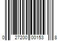 Barcode Image for UPC code 027200001538