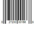 Barcode Image for UPC code 027200001668