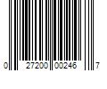 Barcode Image for UPC code 027200002467