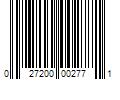 Barcode Image for UPC code 027200002771