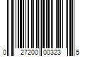 Barcode Image for UPC code 027200003235