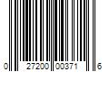 Barcode Image for UPC code 027200003716