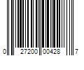 Barcode Image for UPC code 027200004287