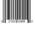 Barcode Image for UPC code 027200005550