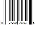 Barcode Image for UPC code 027200007035