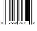 Barcode Image for UPC code 027200007110