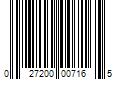 Barcode Image for UPC code 027200007165