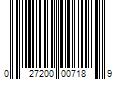 Barcode Image for UPC code 027200007189