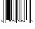 Barcode Image for UPC code 027200007943