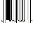 Barcode Image for UPC code 027200008032