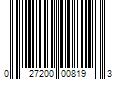 Barcode Image for UPC code 027200008193