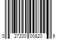 Barcode Image for UPC code 027200008209