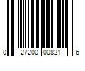 Barcode Image for UPC code 027200008216