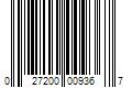 Barcode Image for UPC code 027200009367