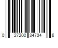 Barcode Image for UPC code 027200347346