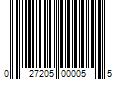 Barcode Image for UPC code 027205000055