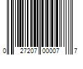 Barcode Image for UPC code 027207000077