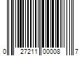 Barcode Image for UPC code 027211000087