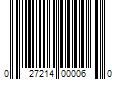 Barcode Image for UPC code 027214000060