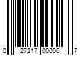 Barcode Image for UPC code 027217000067