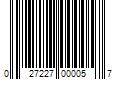 Barcode Image for UPC code 027227000057