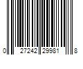 Barcode Image for UPC code 027242299818