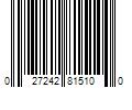 Barcode Image for UPC code 027242815100