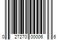 Barcode Image for UPC code 027270000066. Product Name: 