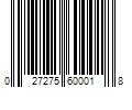 Barcode Image for UPC code 027275600018