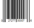 Barcode Image for UPC code 027277000076