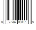 Barcode Image for UPC code 027287000073