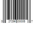 Barcode Image for UPC code 027296000057