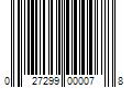 Barcode Image for UPC code 027299000078