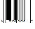 Barcode Image for UPC code 027306000077