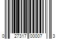 Barcode Image for UPC code 027317000073