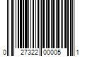 Barcode Image for UPC code 027322000051