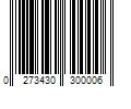 Barcode Image for UPC code 0273430300006