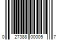 Barcode Image for UPC code 027388000057