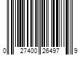 Barcode Image for UPC code 027400264979