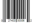 Barcode Image for UPC code 027403000062