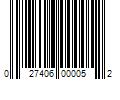 Barcode Image for UPC code 027406000052