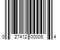 Barcode Image for UPC code 027412000084