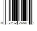 Barcode Image for UPC code 027422000081