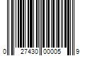 Barcode Image for UPC code 027430000059