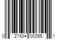 Barcode Image for UPC code 027434003551