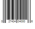 Barcode Image for UPC code 027434040006