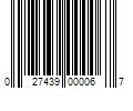 Barcode Image for UPC code 027439000067