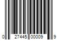 Barcode Image for UPC code 027445000099