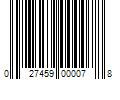 Barcode Image for UPC code 027459000078